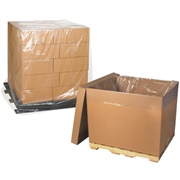 Clear Pallet Covers & Bin Liners