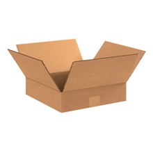 12 x 12 x 3" Flat Corrugated Boxes