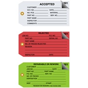 Inspection Tags 2 Part - Numbered 000 - 499