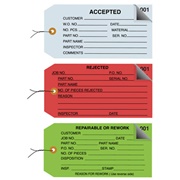 Inspection Tags 2 Part - Numbered 000-499 - Pre-Wired