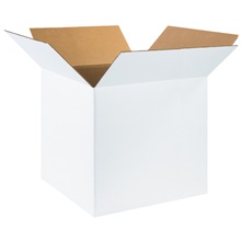 20 x 20 x 20" White Corrugated Boxes