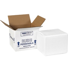 6 x 5 x 4 1/2" Insulated Shipping Kit