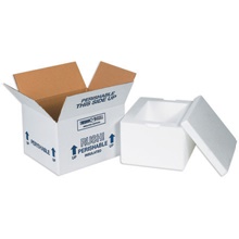 8 x 6 x 4 1/4" Insulated Shipping Kit
