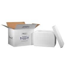 21 1/4 x 15 1/2 x 15 1/2" Insulated Shipping Kit