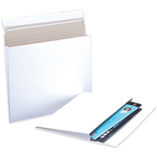 White Stayflats® Gusseted Mailers