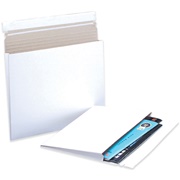 White Stayflats® Gusseted Mailers