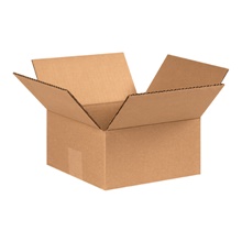 7 x 7 x 3" Flat Corrugated Boxes