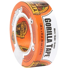 2" x 30 yds. White Gorilla® Duct Tape