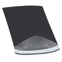 6 x 10" (100 Pack) Black Bubble Lined Poly Mailers