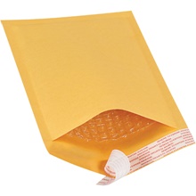 5 x 10" Kraft #00 Self-Seal Bubble Mailers
