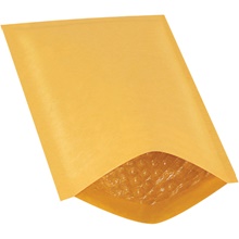 6 x 10" Kraft (25 Pack) #0 Heat-Seal Bubble Mailers