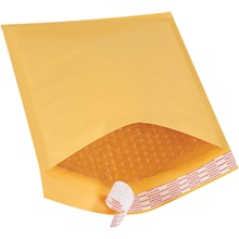 8 1/2 x 12" Kraft #2 Self-Seal Bubble Mailers