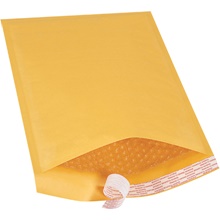 9 1/2 x 14 1/2" Kraft #4 Self-Seal Bubble Mailers