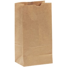 6 x 3 5/8 x 11" Kraft Hardware Bags