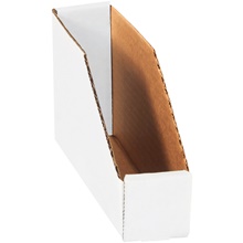2 x 9 x 4 1/2" White Bin Boxes
