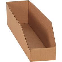 4 x 24 x 4 1/2" Kraft Bin Boxes