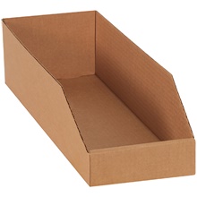 6 x 18 x 4 1/2" Kraft Bin Boxes