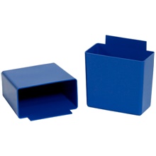 3 1/4 x 1 3/4 x 3 Blue Shelf Bin Cups