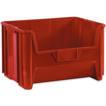 19 7/8 x 15 1/4 x 12 7/16" Red Giant Stackable Bins