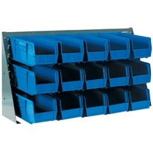36 x 8 x 19" Bench Rack Bin Organizer