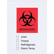 Reclosable Biohazard Poly Bags