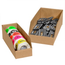 Kraft Bin Boxes - 12" Deep