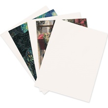 8 1/2 x 11" White Chipboard Pads