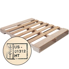 Heat Treated Recycled Wood Pallets