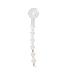 11" Beaded Releasable Security Tie - Natural
