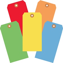 13 Pt. Shipping Tags - Assorted Color Packs
