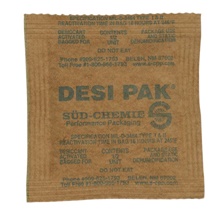3 x 3 x 1/4" Kraft Clay Desiccant Bags - 5 Gallon Pail