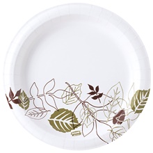 Dixie® Paper Plates - 9"  Heavyweight, White