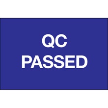 2 x 3" - "QC Passed" Labels