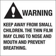 Suffocation Warning Labels