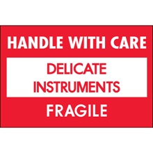 2 x 3" - "Delicate Instruments - HWC" - Fragile Labels