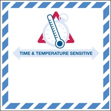 Time and Temperature Label
