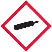 2 x 2" Pictogram - Gas Cylinder Labels