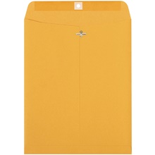 9 1/2 x 12 1/2" Kraft Clasp Envelopes