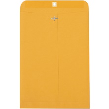 9 1/4 x 14 1/2" Kraft Clasp Envelopes