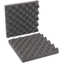 Convoluted Charcoal Foam Sets