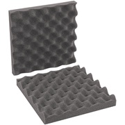 Convoluted Charcoal Foam Sets