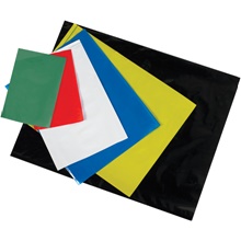 Flat Colored Poly Bags - 2 Mil