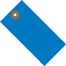 3 3/4" x 1 7/8" Blue Tyvek® Shipping Tag