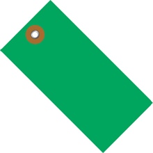 3 3/4" x 1 7/8" Green Tyvek® Shipping Tag