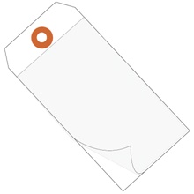 4 3/4 x 2 3/8" White Self-Laminating Tags