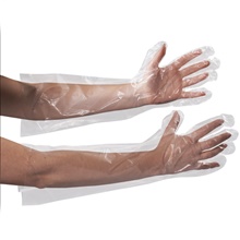 Poly Gloves - Elbow Length