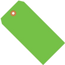 5 3/4 x 2 7/8" Green 13 Pt. Shipping Tags