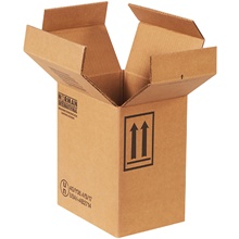 9 x 6 11/16 x 10 1/4" 2 - 1 Gallon F-Style Boxes