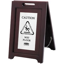 Wooden Wet Floor Sign