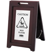 Wooden Wet Floor Sign